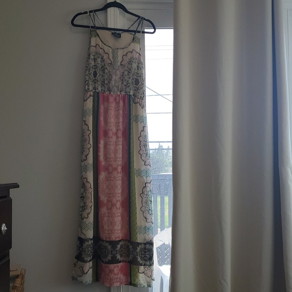 Angie Boho chic maxi dress size Large